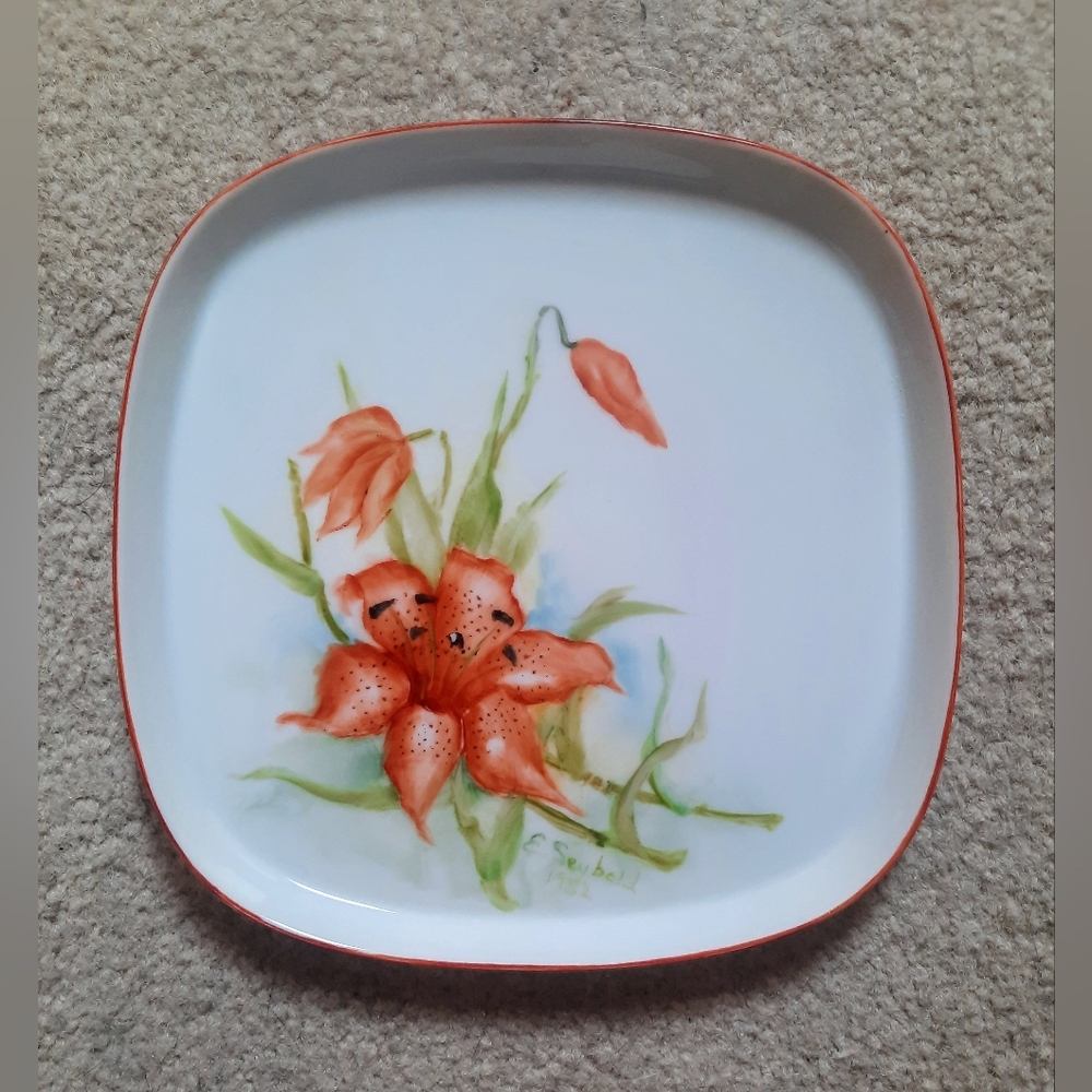 Handpainted Porcelain Dish